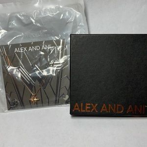 Alex and Ani Wonder Woman necklace in rose gold.